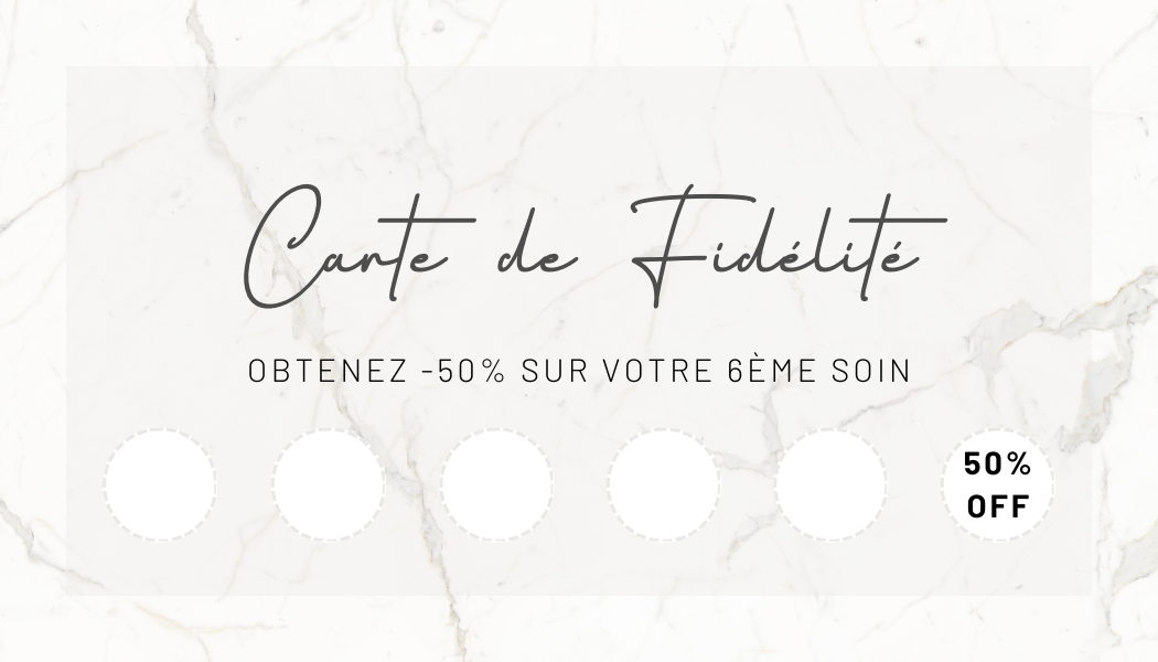 12 Cartes de fidélité Recto-Verso