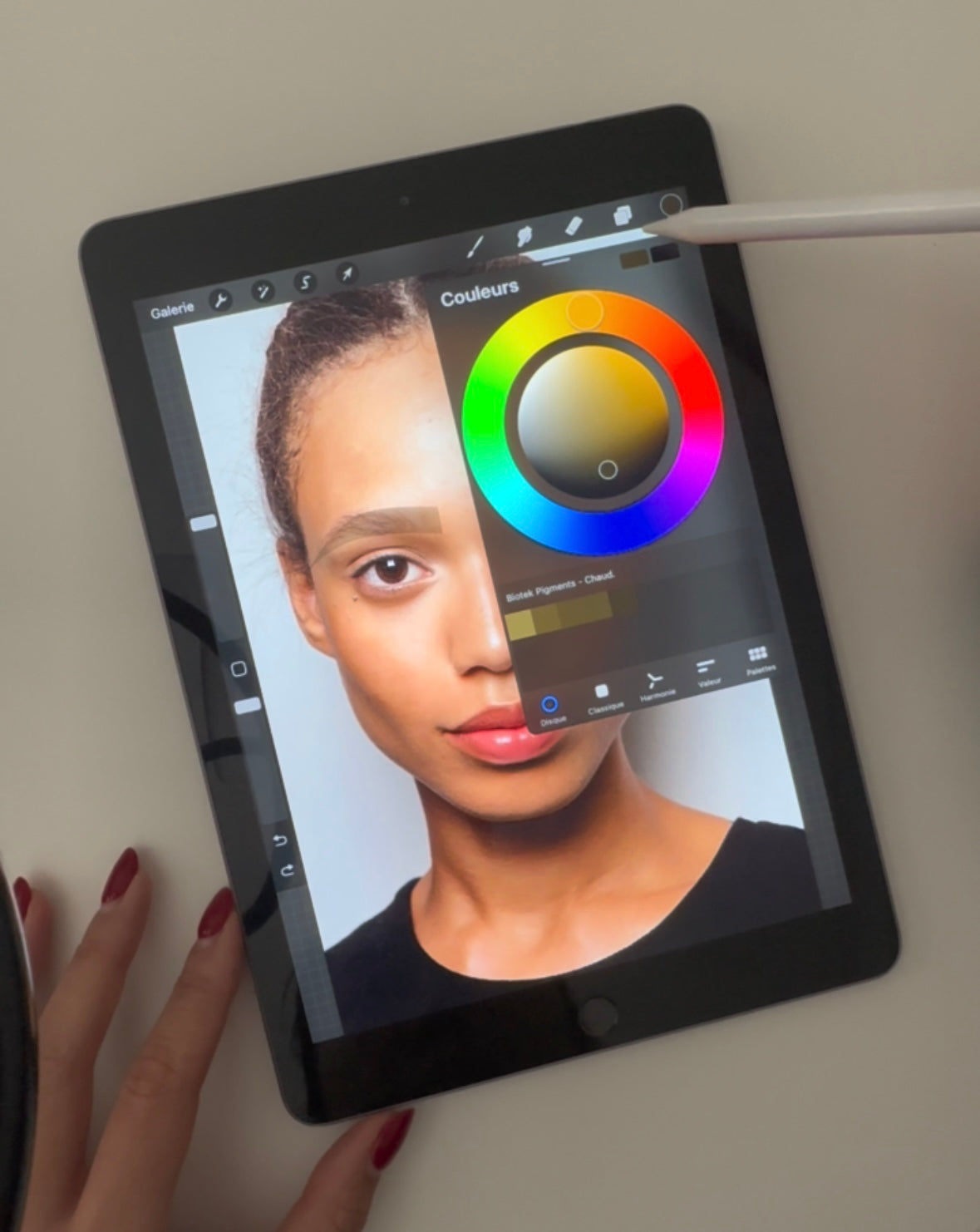 Cours en ligne Procreate : Ombre Powder