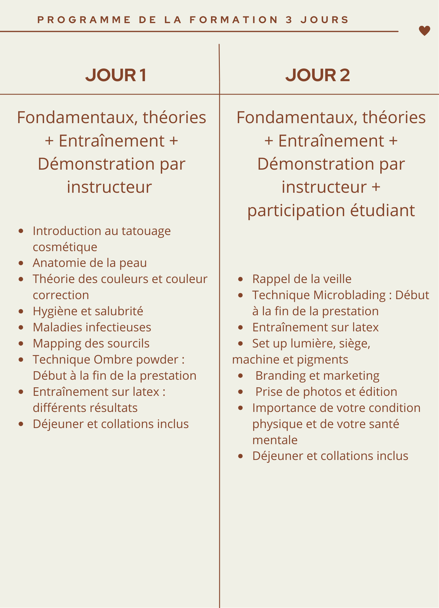 Formation Mixte : Ombre Powder + Microblading - 3 jours - Studio Glow