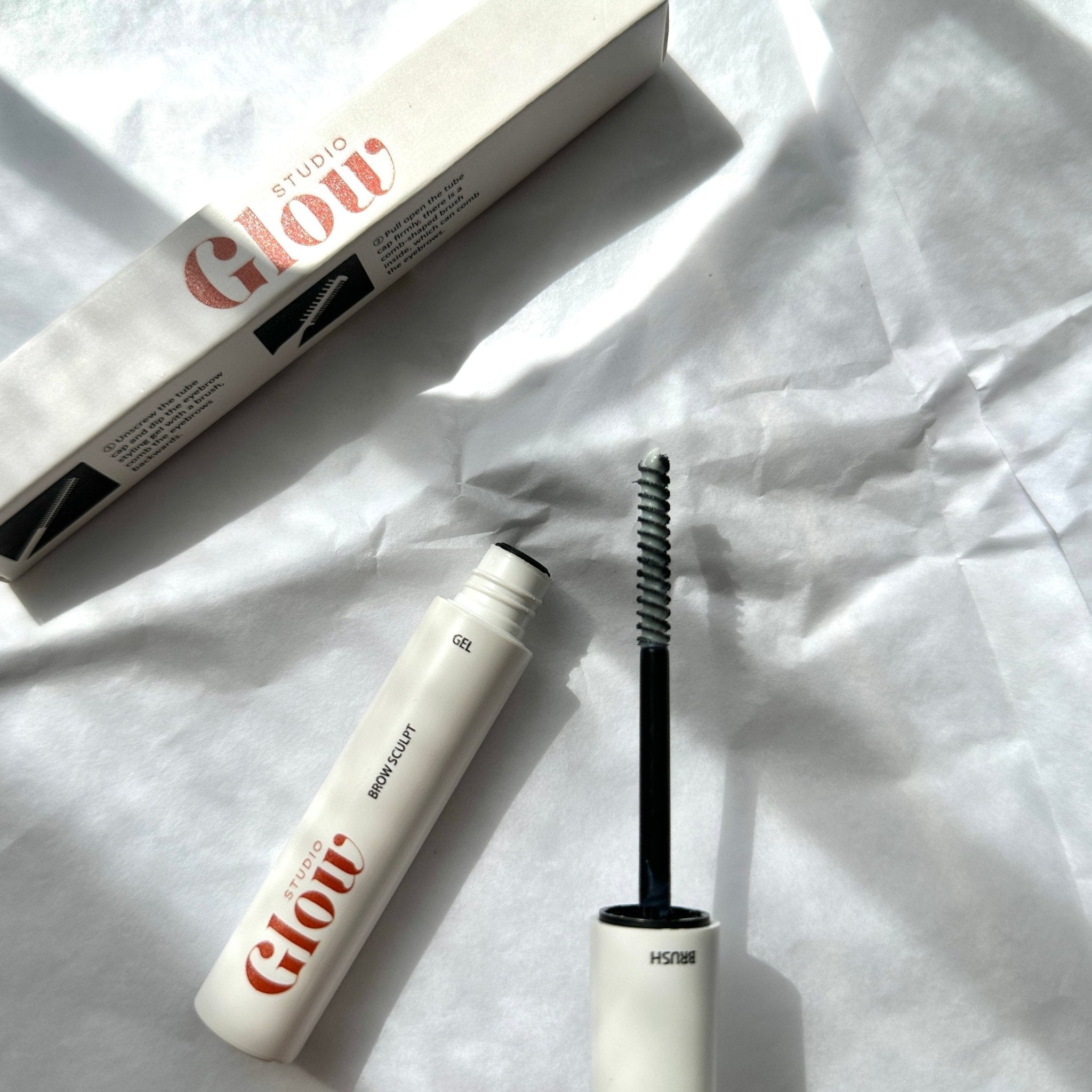 Mascara fixateur sourcils avec brosse incluse - BROW SCULPT - Studio Glow